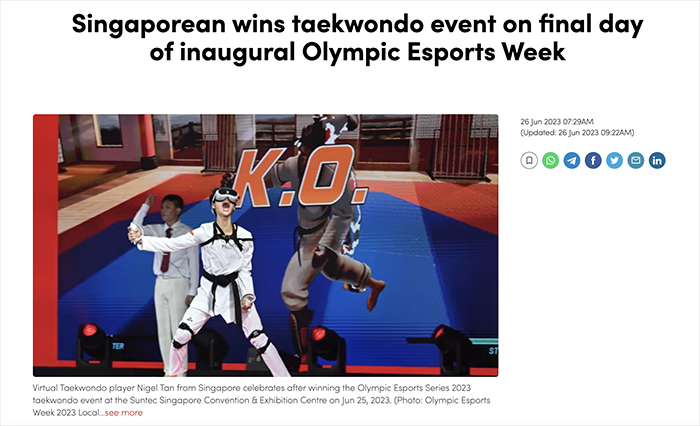 CNA
https://www.channelnewsasia.com/sport/olympic-esports-week-singaporean-wins-virtual-taekwondo-3586181
